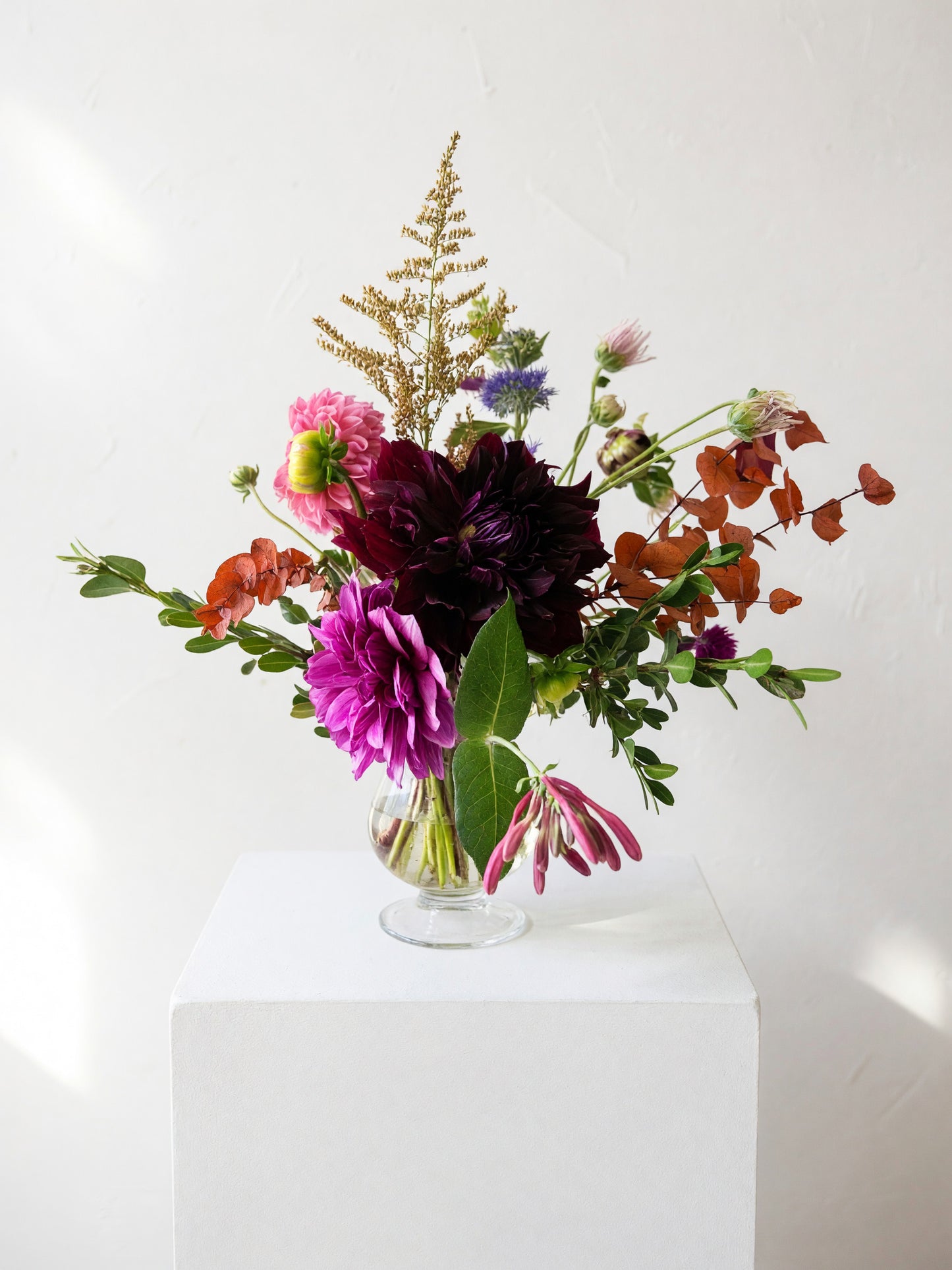 Trio of bud vases