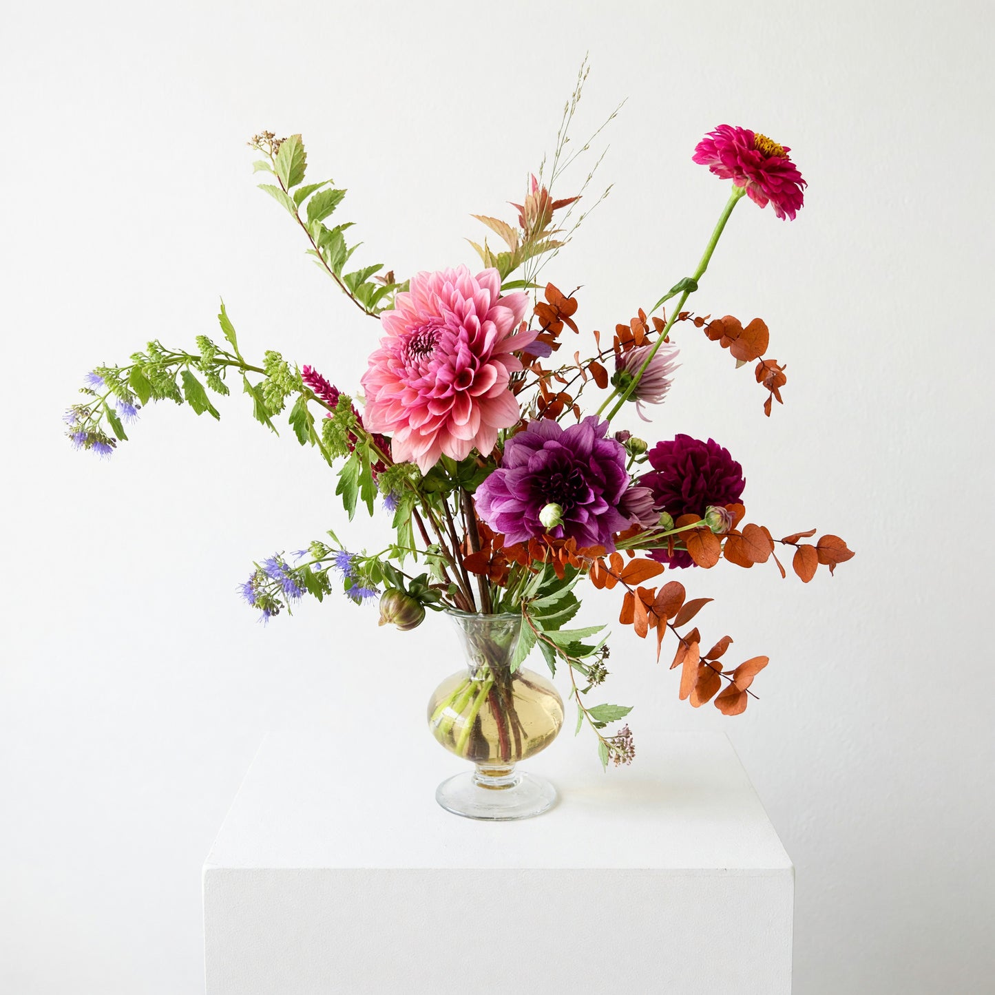 Trio of bud vases